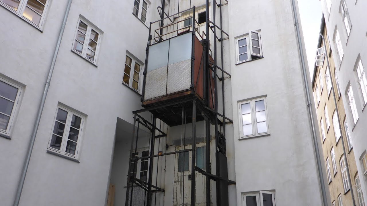 Amazing Historic Outdoor Elevator!