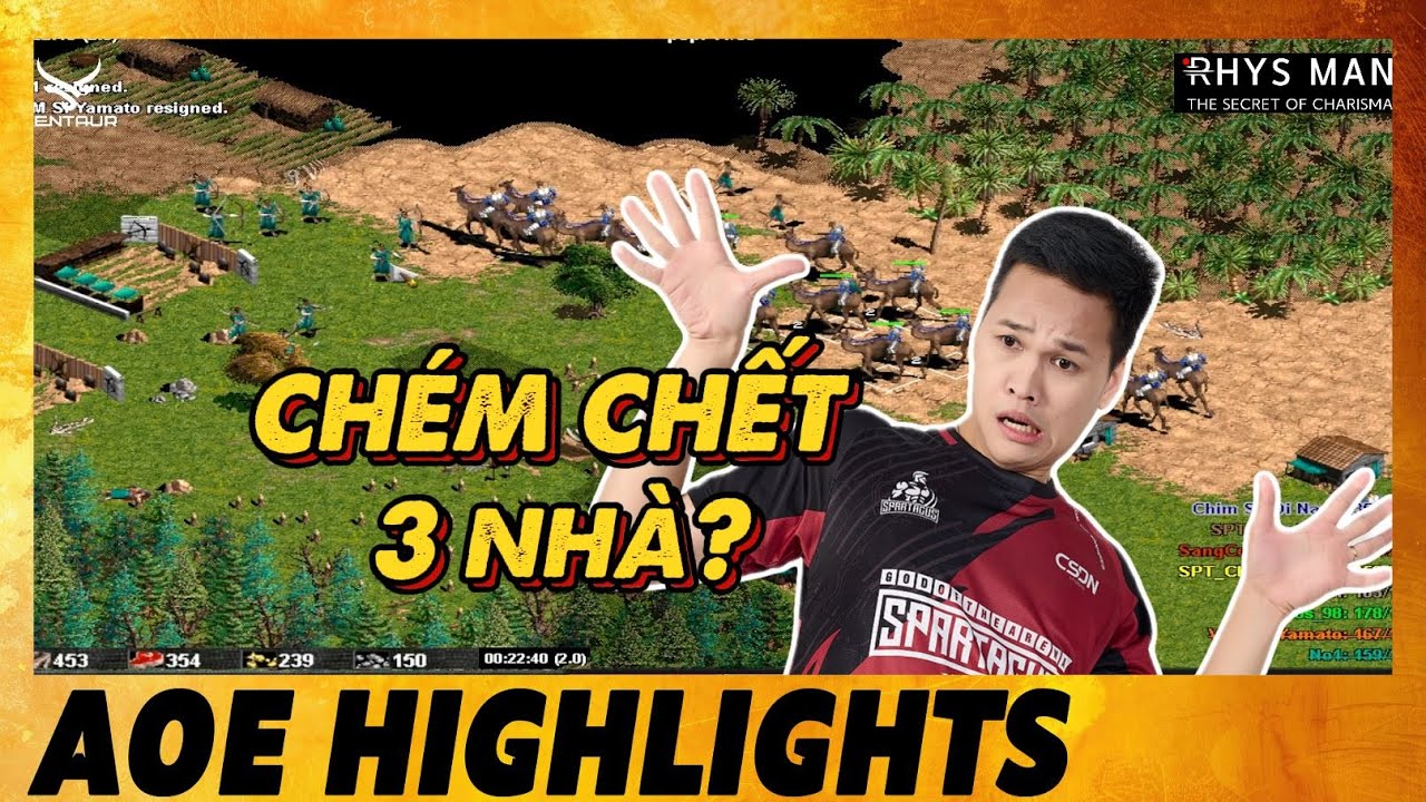 Chim Se Di Nang with the song Pal THẦN THANH - Slash 3 Houses | AoE Highlights #aoe