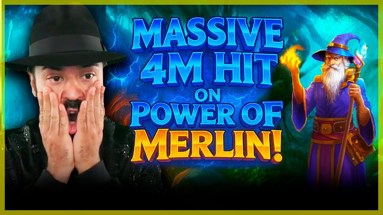 4 MILLION WIN on Power of Merlin!🧙&zwj;♂️