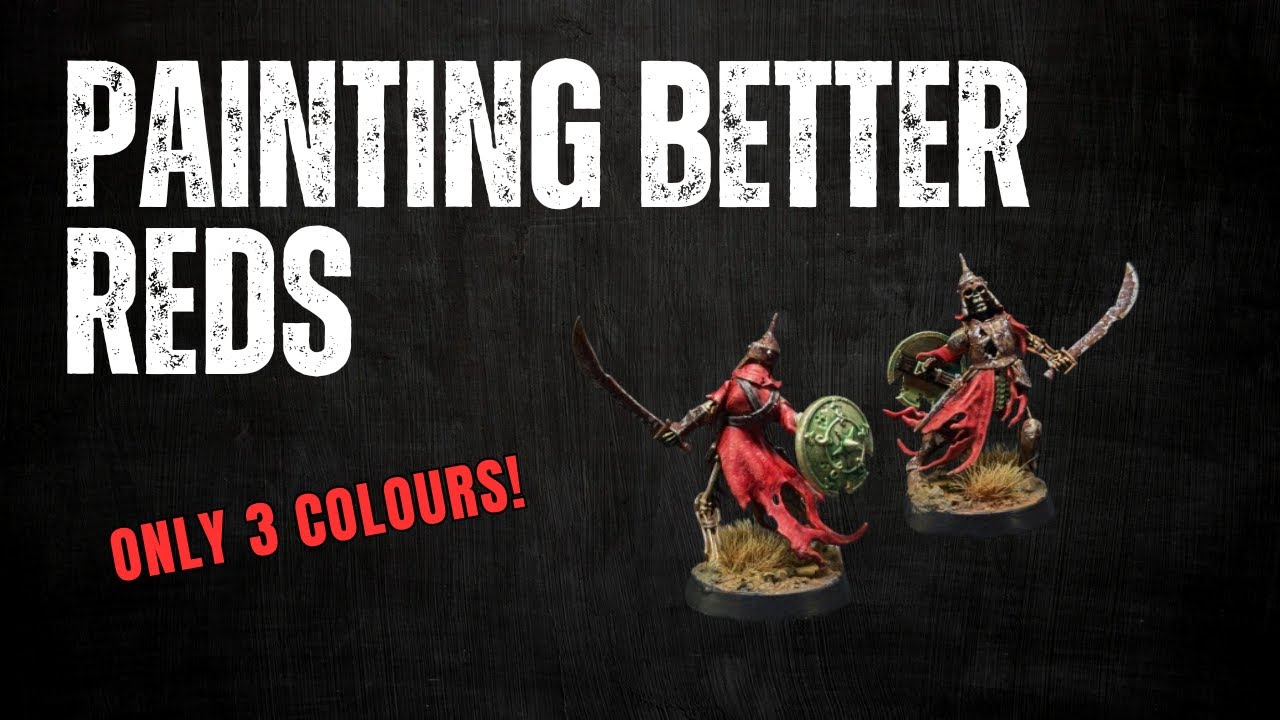 Better Red для Warhammer Minis — простое руководство по контрастному выделению краской