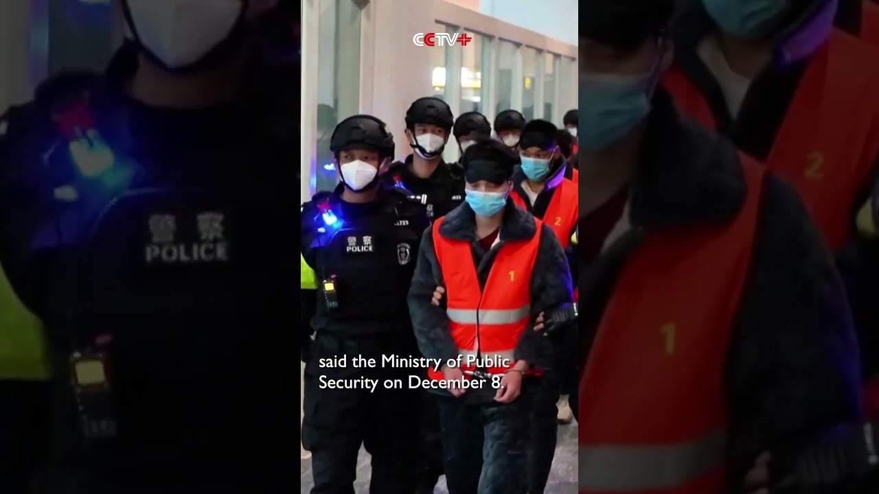 China Brings Back 1,178 Telecom Fraud Suspects from Myanmar