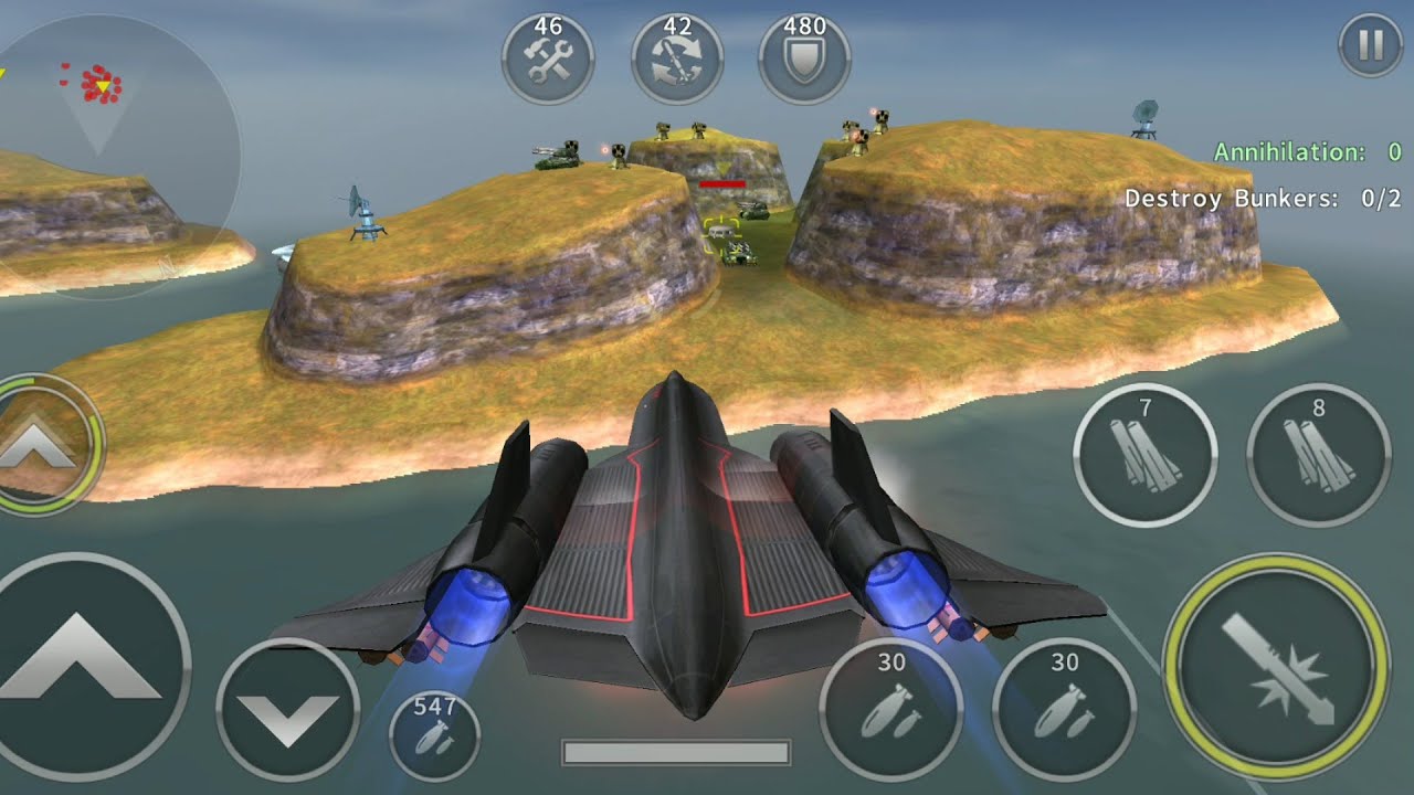 Gunship Battle: SR-71 BLACKBIRD episode 26 mission 1 (gameplay)...