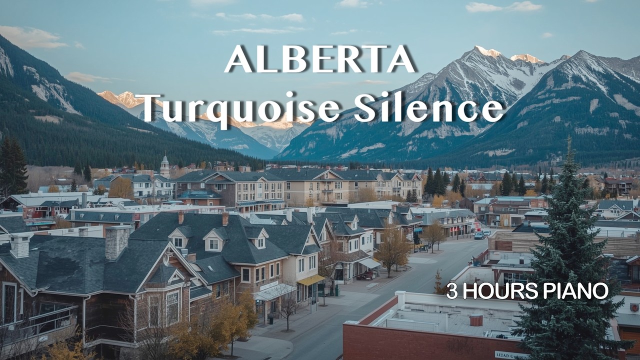 Alberta : Turquoise Silence of the Rockies | 3 Hours Romantic Piano 20–30 BPM for Deep Calm & Focus