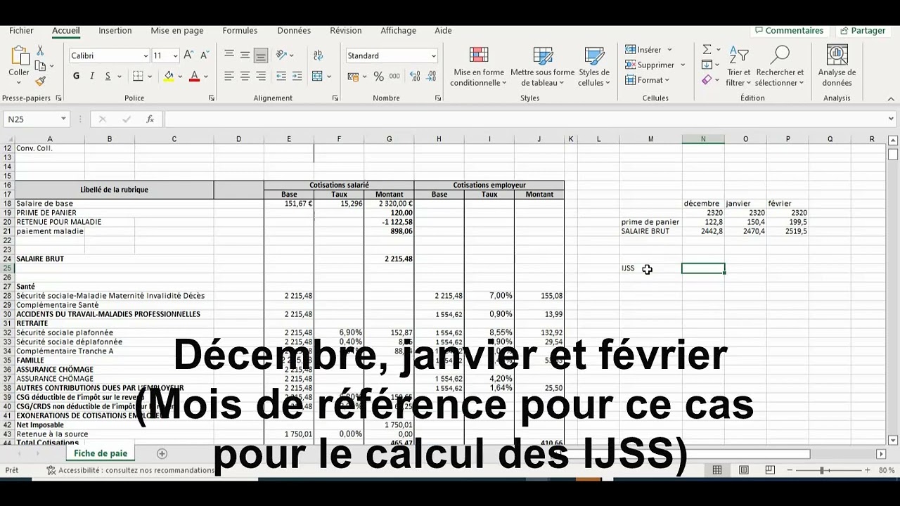 EXERCICE PAIE AVEC CAS DE MALADIE (2) - CC BTP