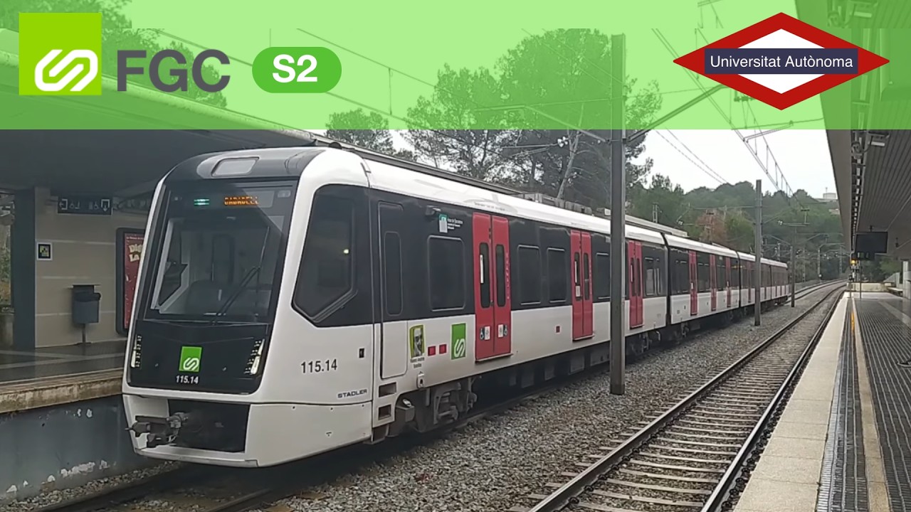 FGC Universitat Autònoma | Metro del Vallès S2 | UT 112, 113 i 115