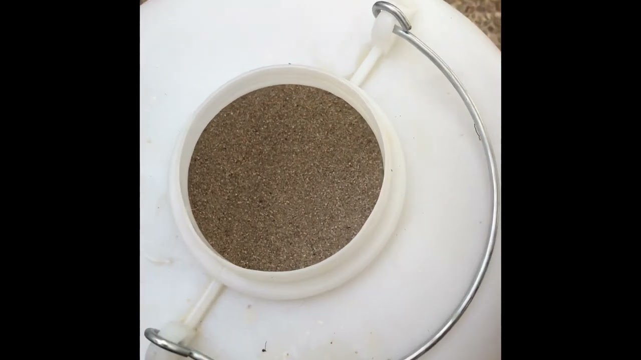 Filtro de arena para piscina casero