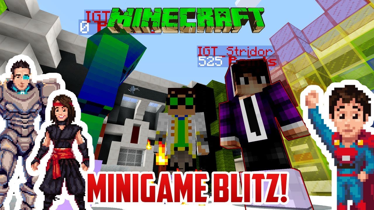 СЕМЕЙНОЕ СОРЕВНОВАНИЕ ПРОТИВ ДРУГ ДРУГА! | Minecraft Minigame BLITZ