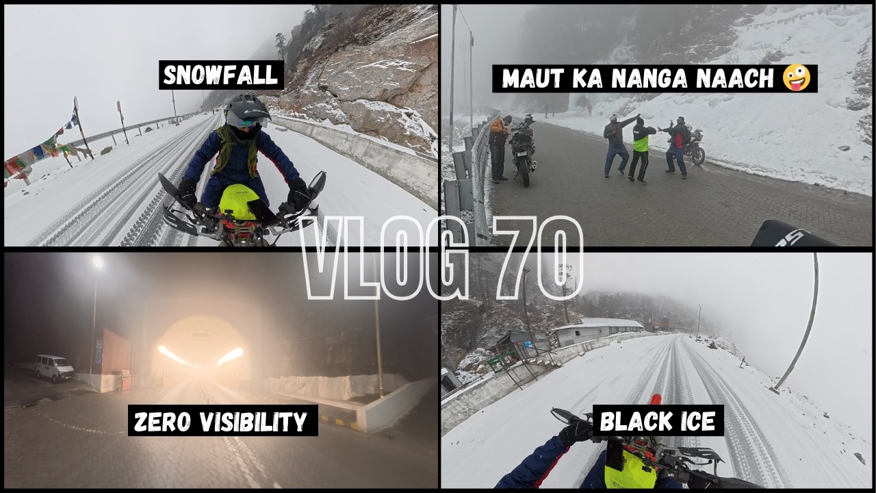 Jang to Tezpur (28th Feb) ✅ Full SNOW, ICE & BAKC***I 🤪 Enjoy ❤️🫶