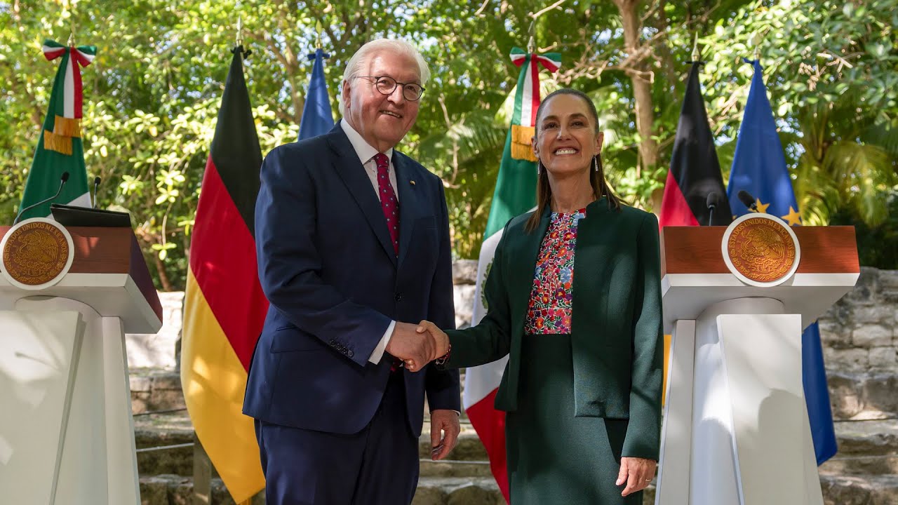 Conferencia de prensa México-Alemania. Quintana Roo