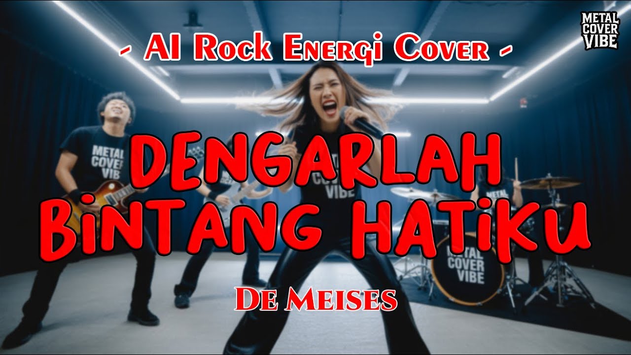 De Meises - Dengarlah Bintang Hatiku (AI Rock Energi Cover)
