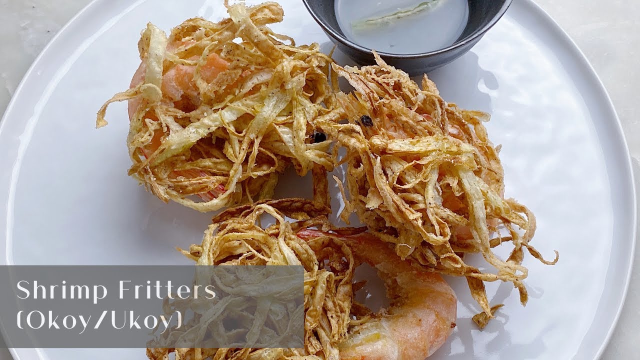 Crispy Shrimp Fritters (Okoy) | Filipino Appetizer