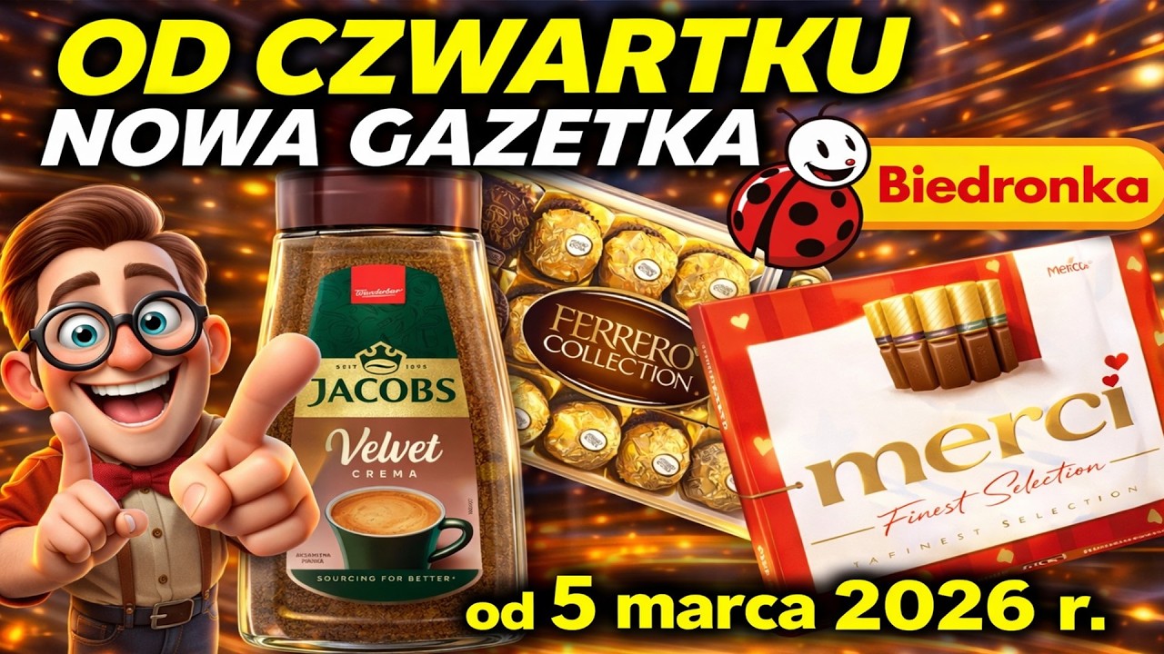 BIEDRONKA | Nowa Gazetka od Czwartku 05.03.2026. | Produkty spożywcze