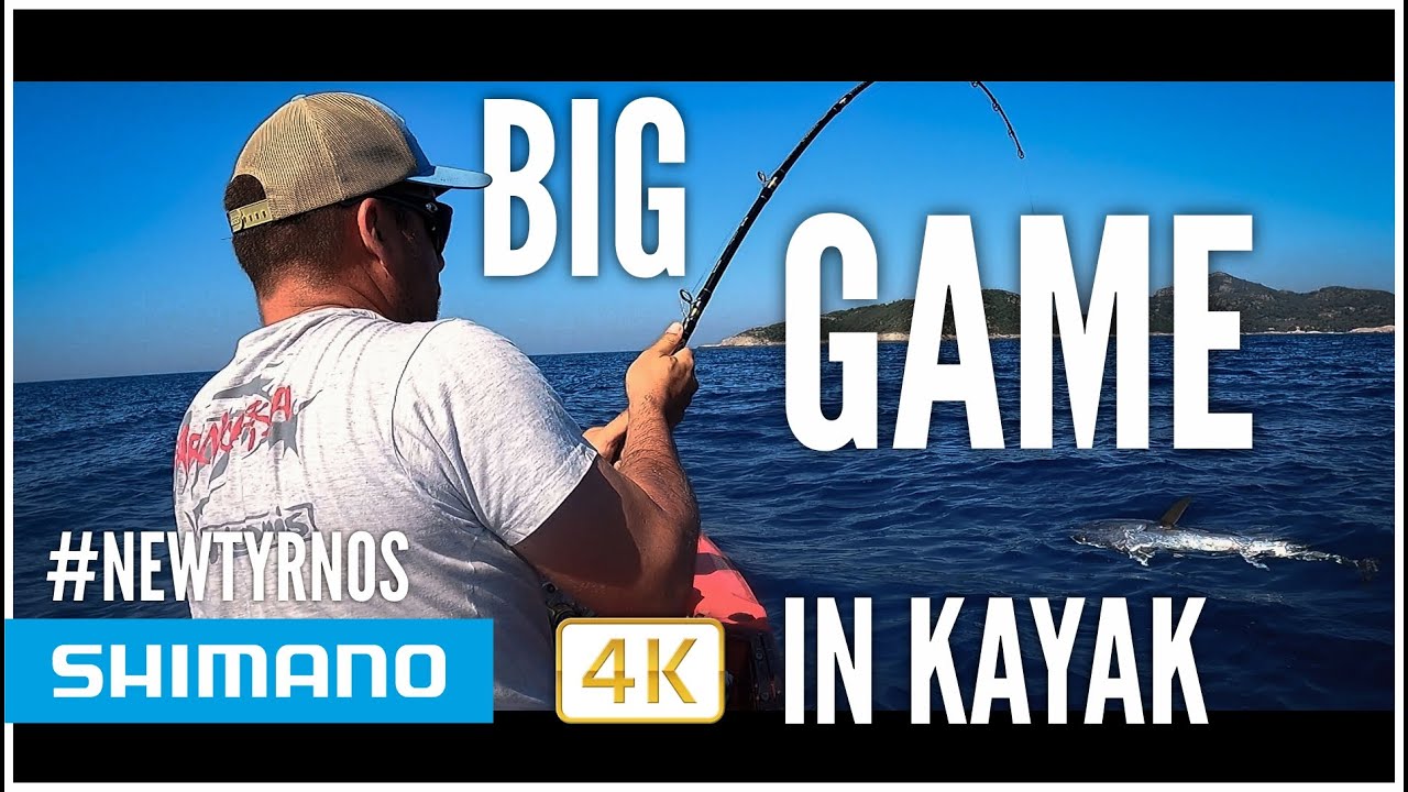BIG BLUEFIN TUNA Vs NEW TYRNOS B TROLLING LITE - BIG GAME IN KAYAK