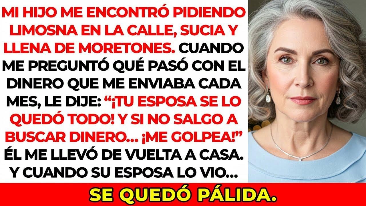 Mi nuera me obligó a mendigar hasta que mi hijo se enteró… ¡Lo que hizo después fue impactante!