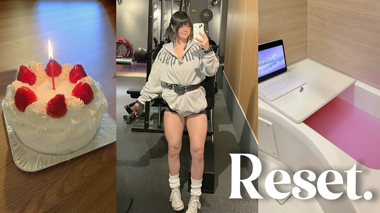 Fitness Girl Routine in Tokyo| gym, cooking, daily life🍰