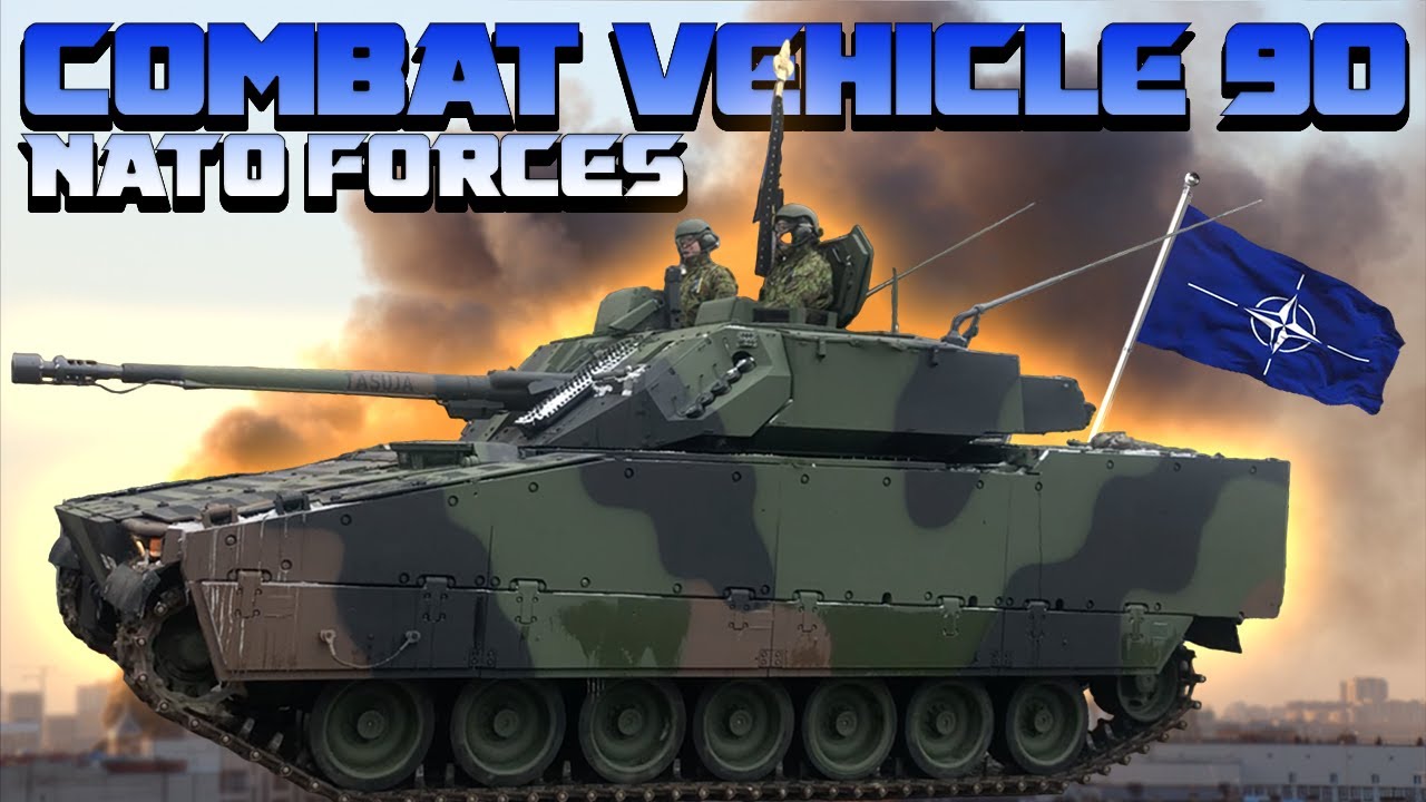 CV9035EE. NATO forces. Military parade in Estonia 2023.
