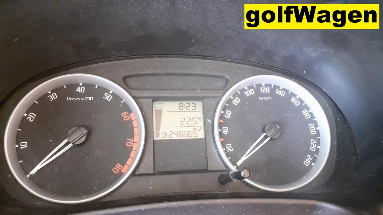 Skoda Fabia 2 service reset