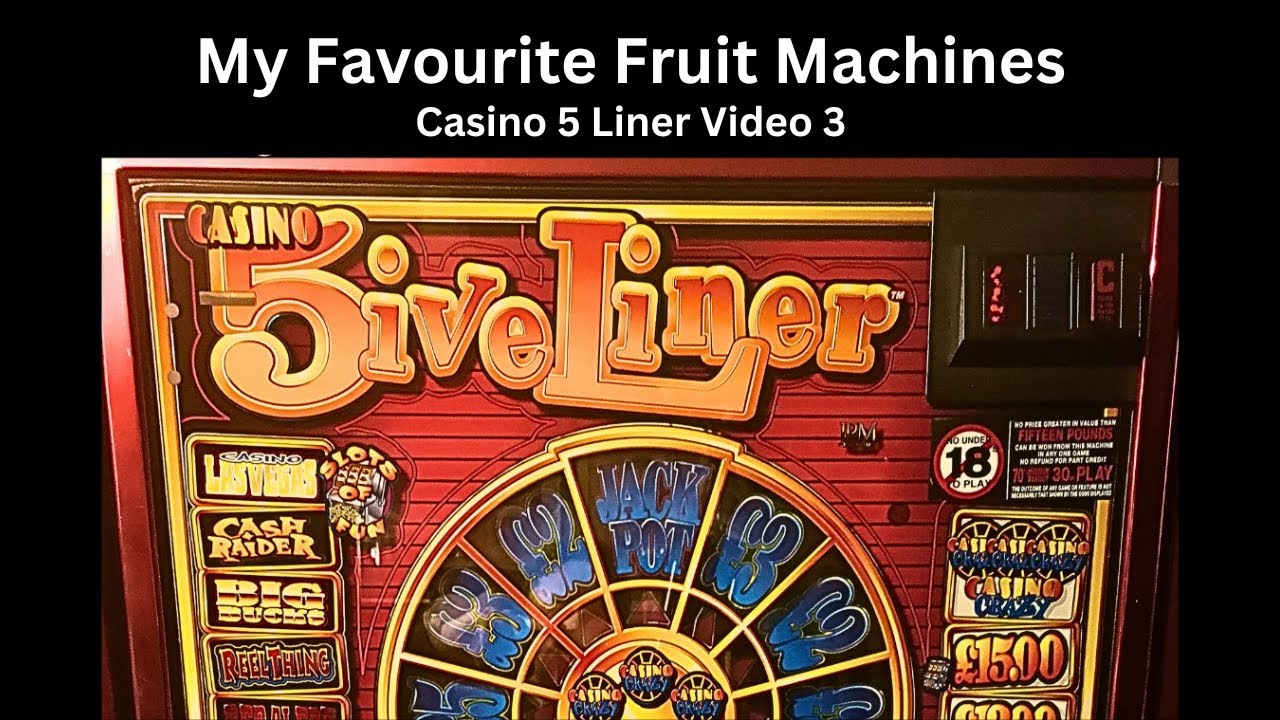 JPM Casino 5 Liner Fruit Machine - Video 3