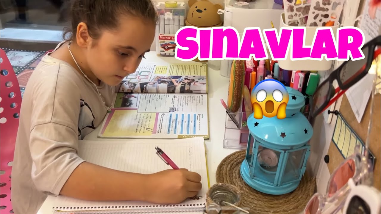 DERS &Ccedil;ALIŞMA VLOG !! GECE VLOG  !!
