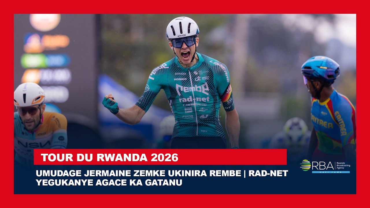 Umudage Jermaine Zemke ukinira Rembe | rad-net yegukanye Agace ka Gatanu ka Tour du Rwanda 2026