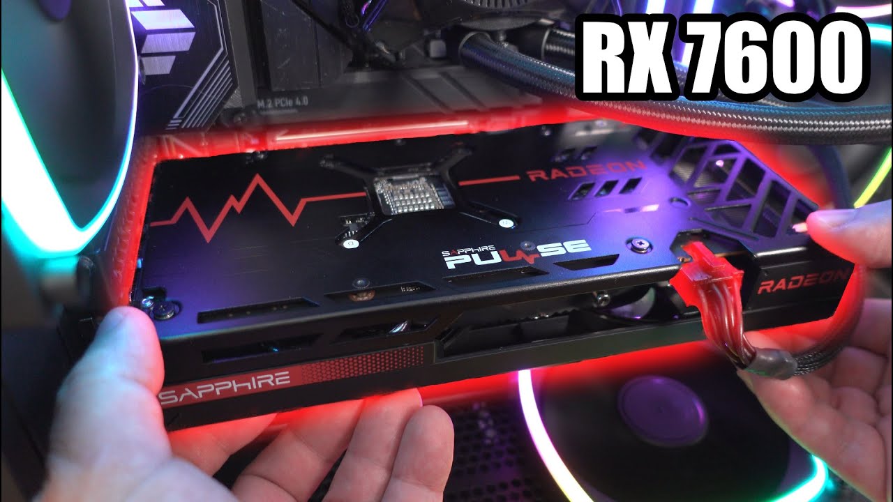 Как установить видеокарту AMD Radeon RX 7600 на ваш ПК — Sapphire Pulse RX 7600