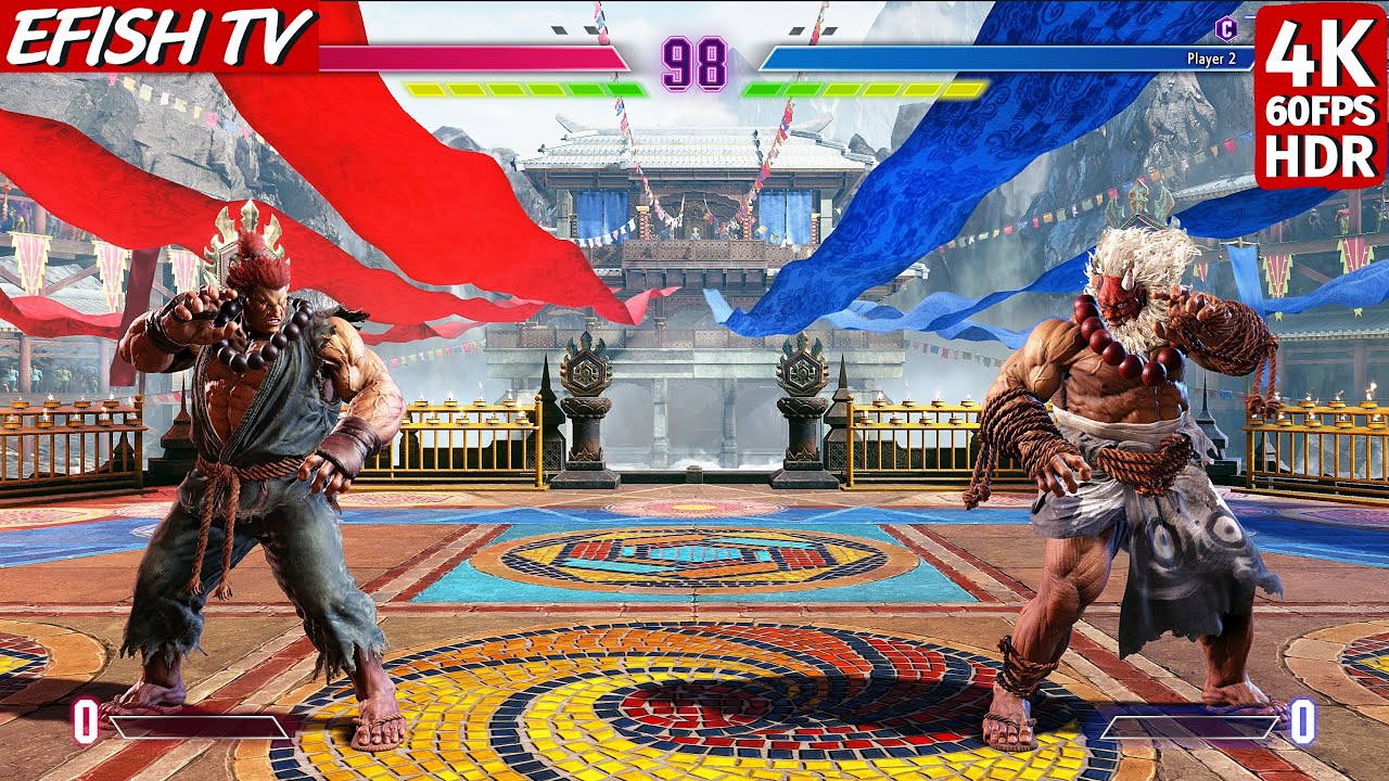 Akuma vs Akuma (Hardest AI) - Street Fighter 6