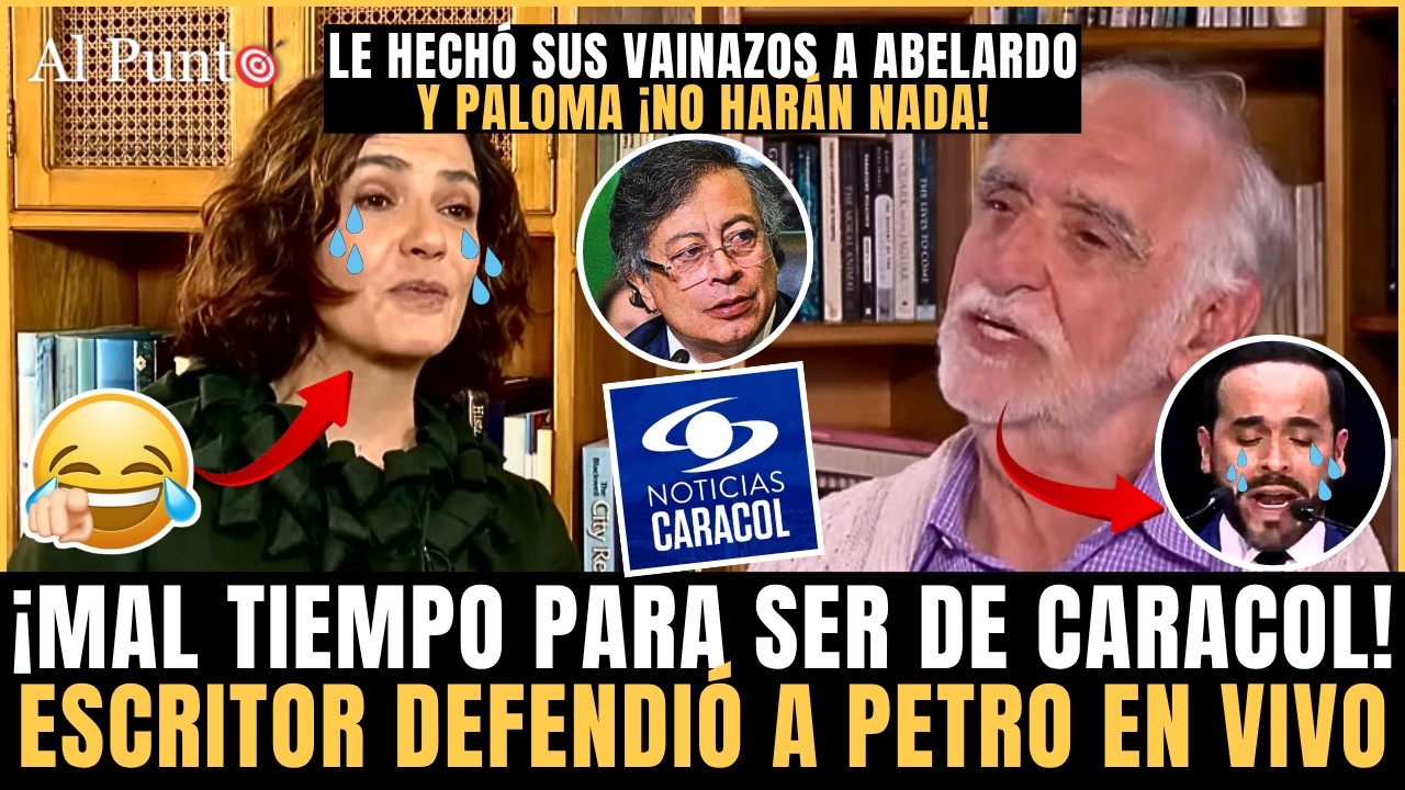 &iexcl;Quedaron LLORANDO! Escritor DEFENDI&Oacute; a Petro EN VIVO y ACAB&Oacute; con Abelardo y con Paloma &iexcl;SUFREN!