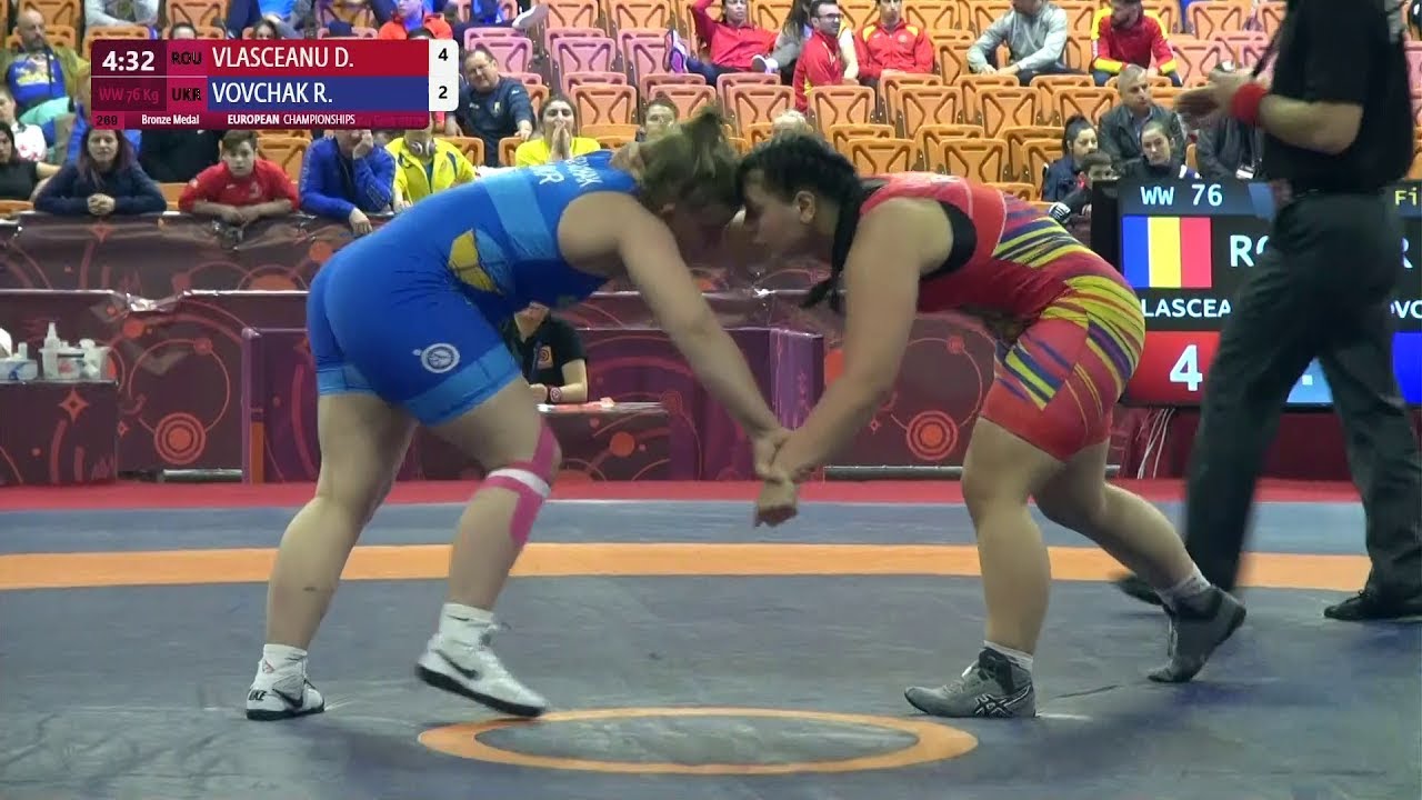 BRONZE WW - 76 kg: D. VLASCEANU (ROU) v. R. VOVCHAK (UKR)