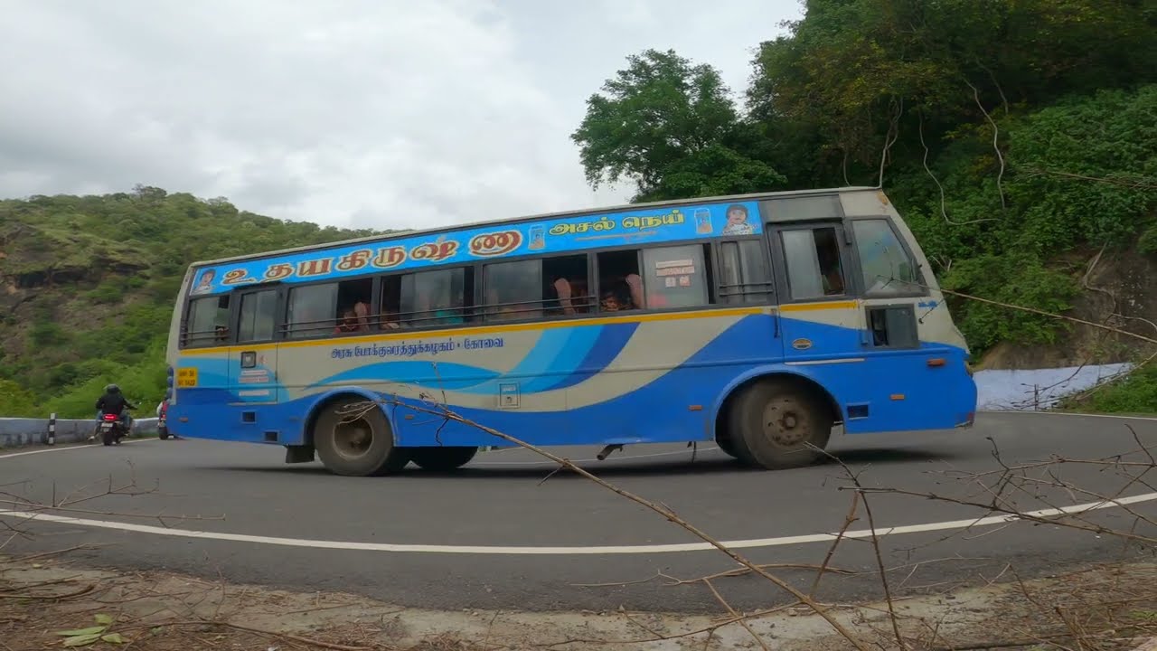 A Pleasant Ghat Road with 40 Hairpin Bends | Heavy Load | Ashok Leyland | TATA | Bharat Benz