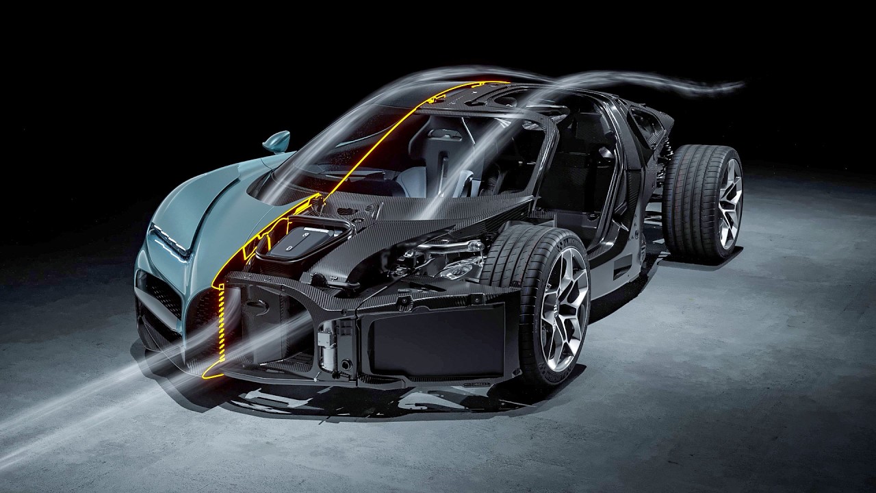 BUGATTI Tourbillon - technical details close-up - official cgi animation video