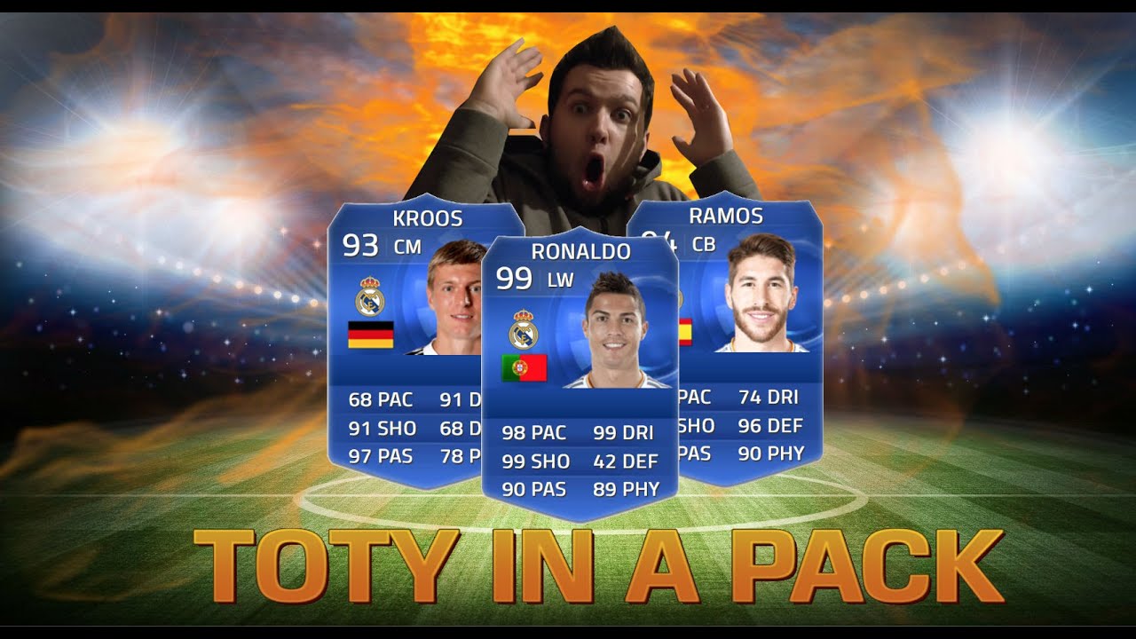 FIFA 15 Ultimate Team c Flomasteroff - TOTY IN A PACK!!!