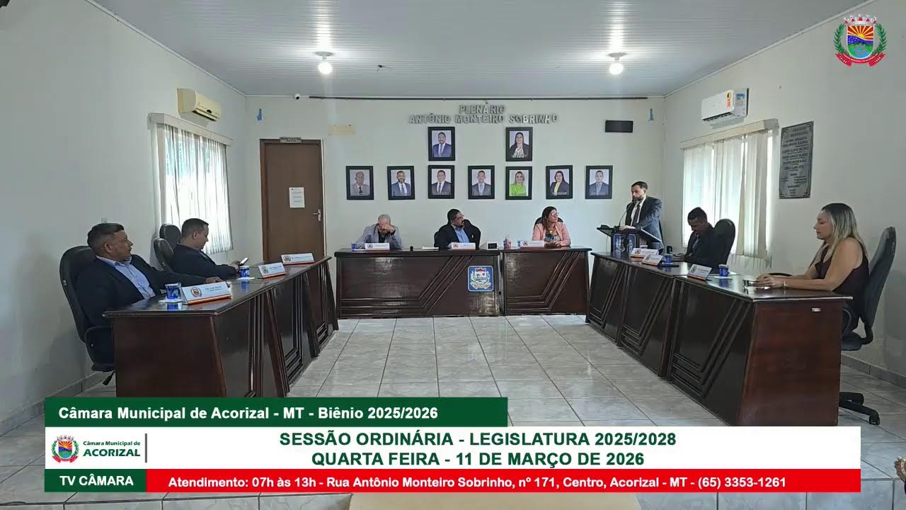 Sessão Ordinária - Legislatura 2025/2028 - Quarta Feira, 11 de Março de 2026
