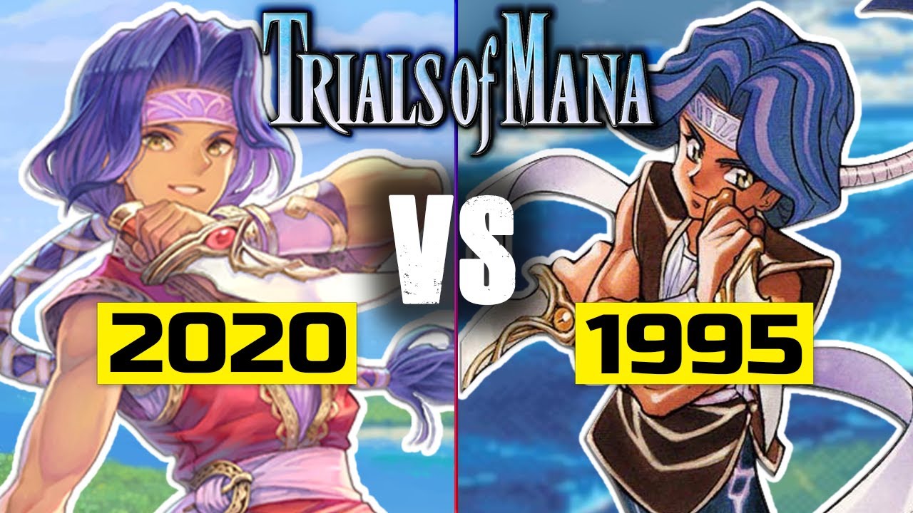 Trials of Mana (2020) VS Original (1995) - A Look Back At