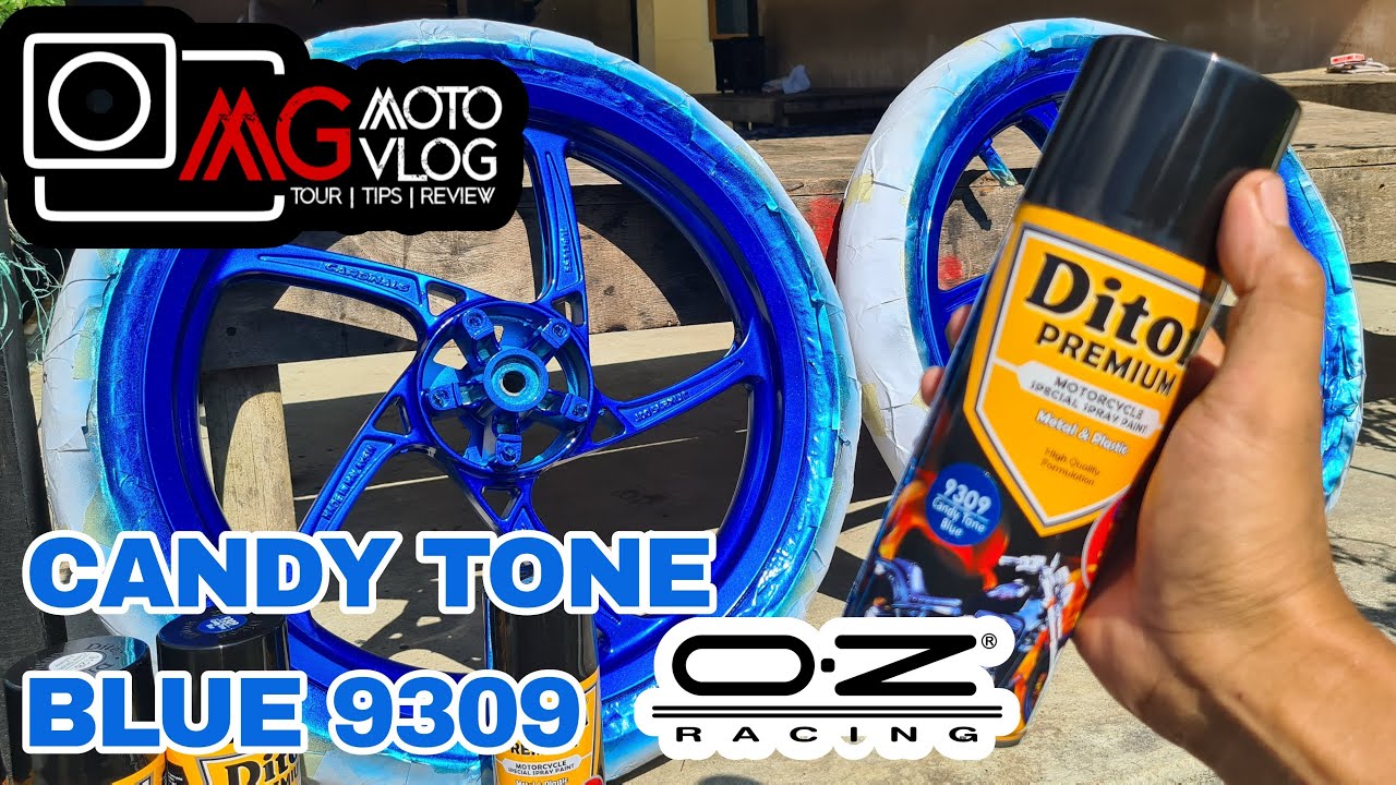REPAINT VELG CARDINALS, CANDY TONE BLUE (9309 Diton premium)