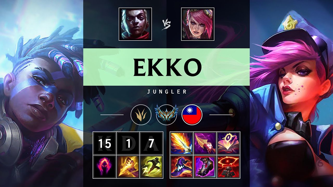 Ekko Jungle vs Vi - TW Challenger Patch 25.07