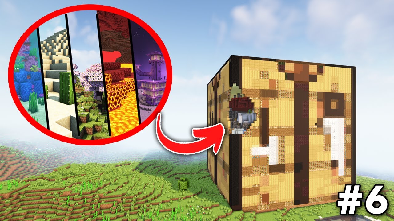 Gw Membuat Crafting Table Raksasa Berisi Semua Biome Di Minecraft Hardcore