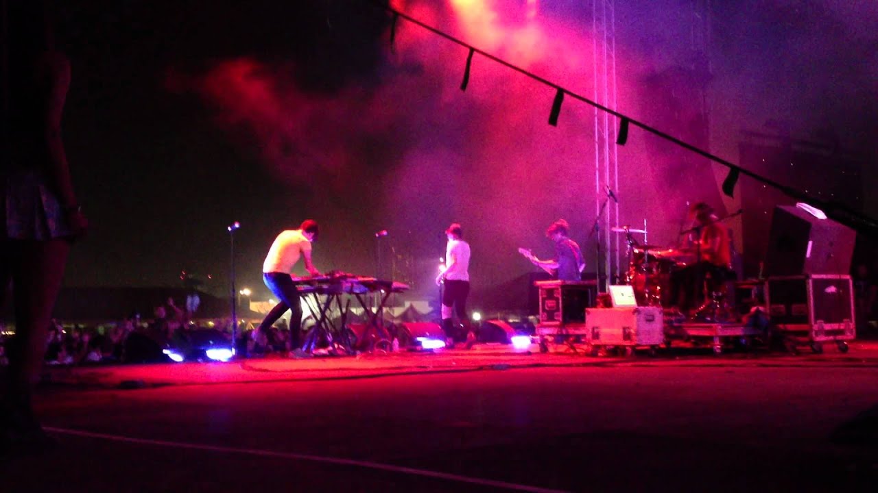 Female crowd surf fail at FYF2012 The Faint