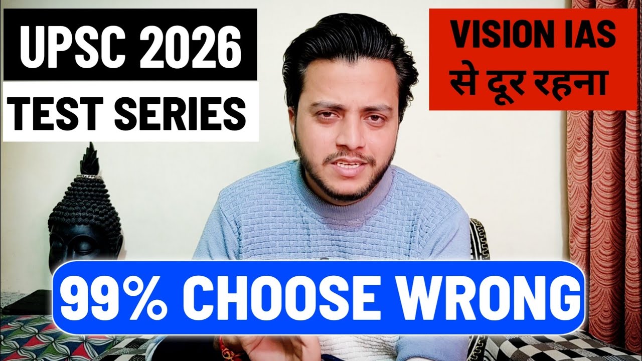 I Tried All Major UPSC Test Series 😱 Here&rsquo;s the BEST for prelims 2026 |  By Mukesh Pukhraj