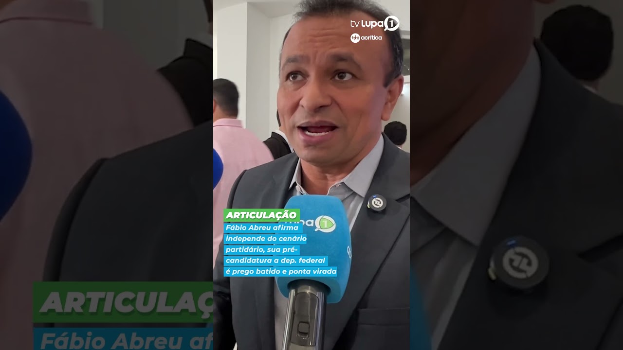 O secret&aacute;rio da SADA, F&aacute;bio Abreu (PSD), declarou, em entrevista &agrave; TV Lupa1: