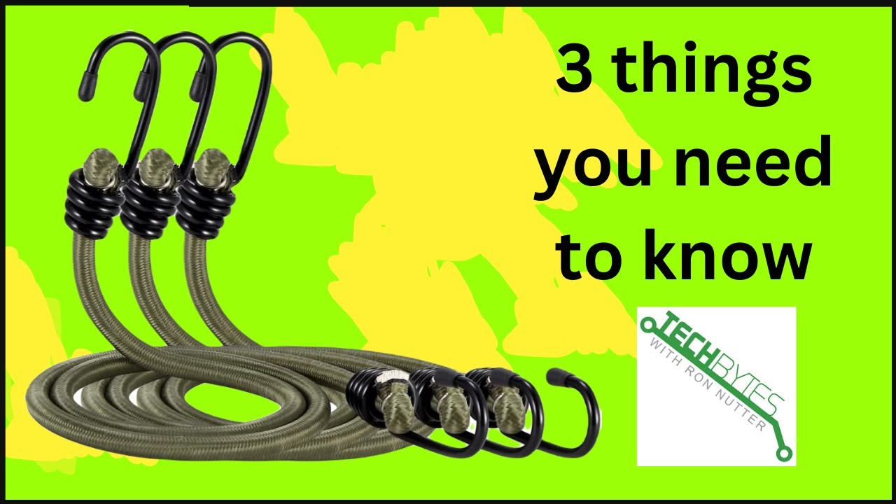 3 things you need to know about Bungee Cords with Hooks Camo Green 5 ft 3 Pcs