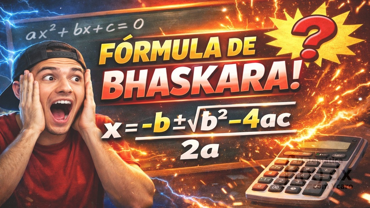 Demonstração da fórmula de Bhaskara. Equação do 2° grau #enem  #ycarolacerda #matemática  