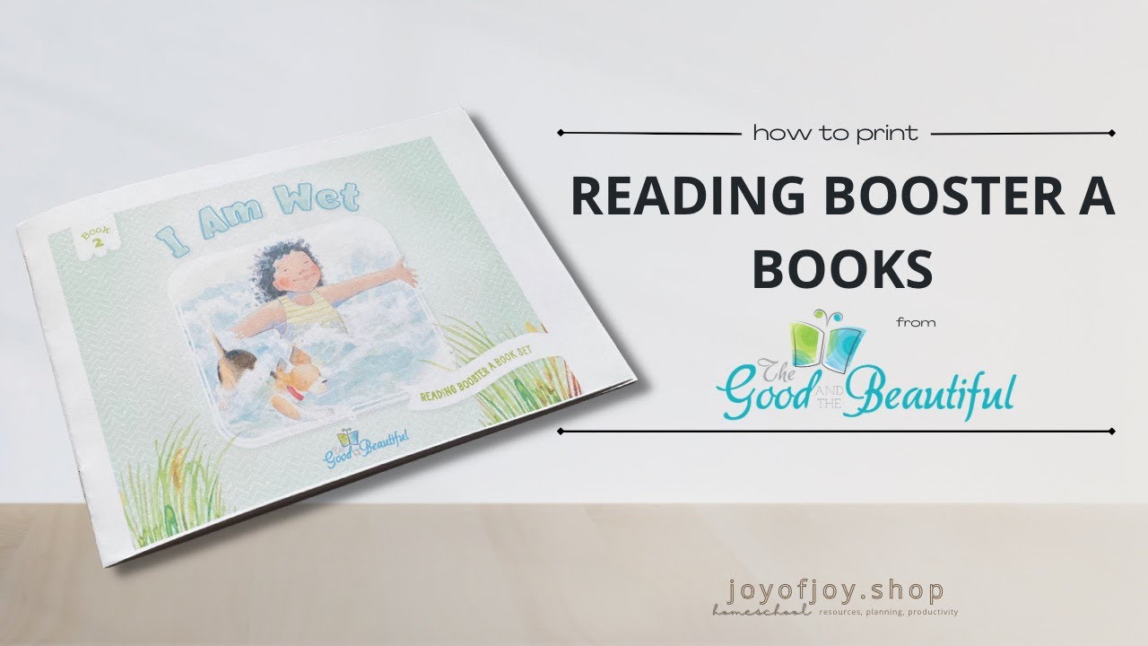 Tutorial | How to Print Reading Booster Books | TGTB LA Level K