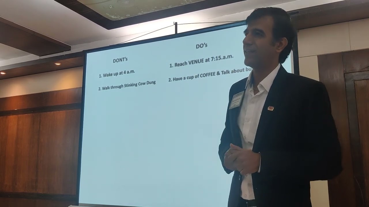 BNI Falcon, Pune (Education Slot).. Cow's Do Not Give us Milk !