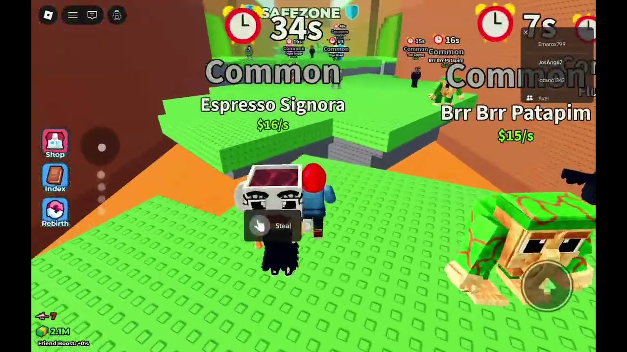 Jugando roblox co mi primo 