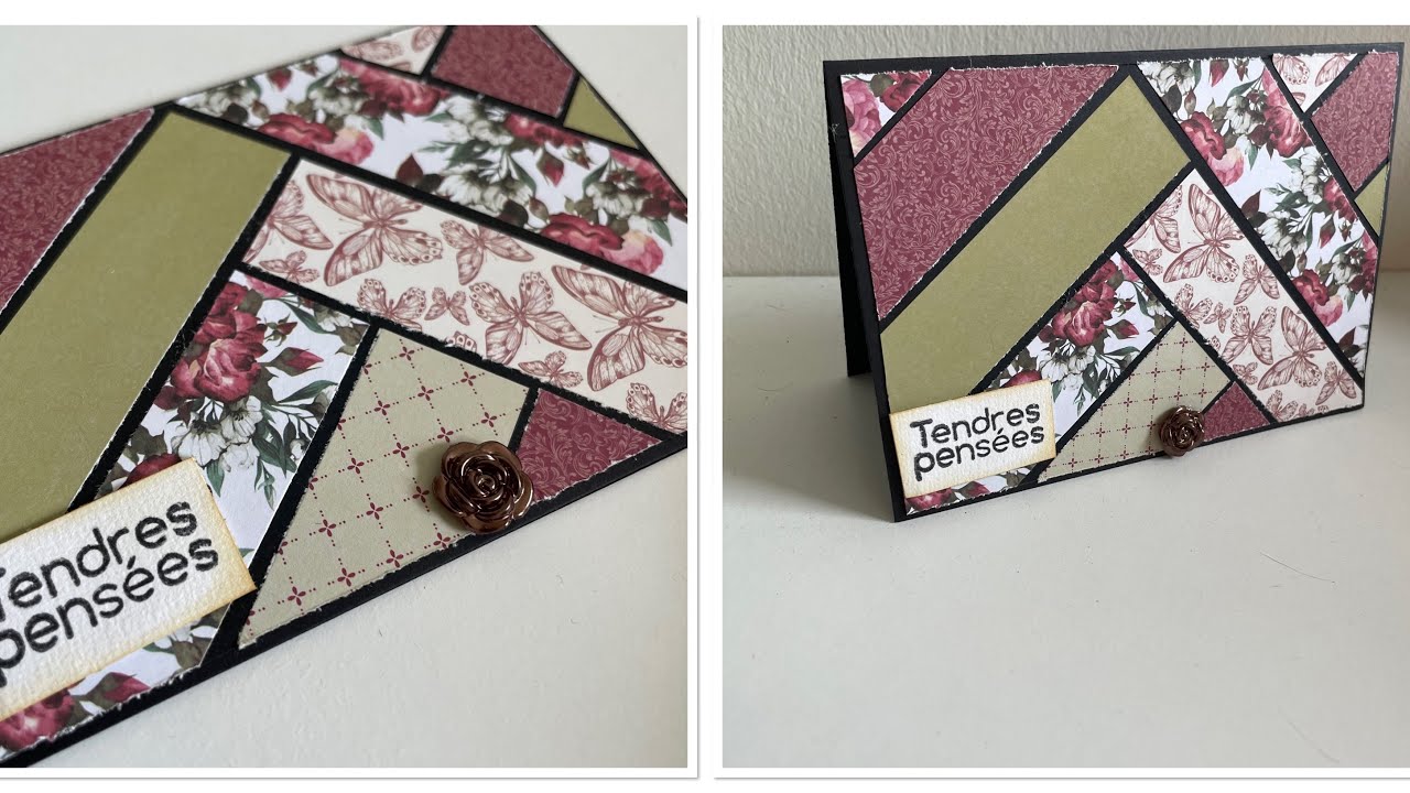 TUTO CARTE PATCHWORK FACILE ET RAPIDE
