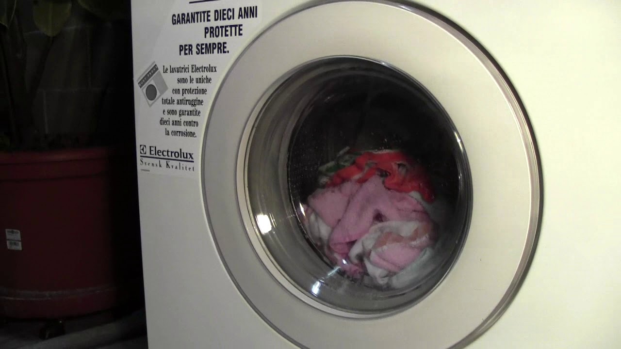 Lavatrice Electrolux EW 505 F - parte 4 - Ammorbidente e centrifuga finale