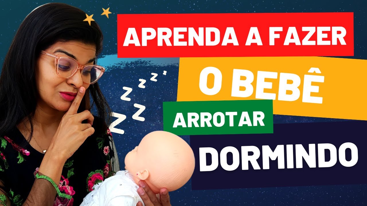 Como fazer o beb&ecirc; arrotar sem acordar