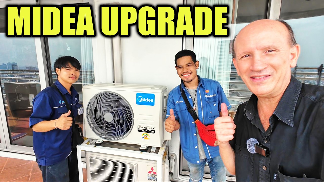 Goodbye 16yr Panasonic! ❄️ Hello Midea MSEPB-12CRFN8-QD3W Install