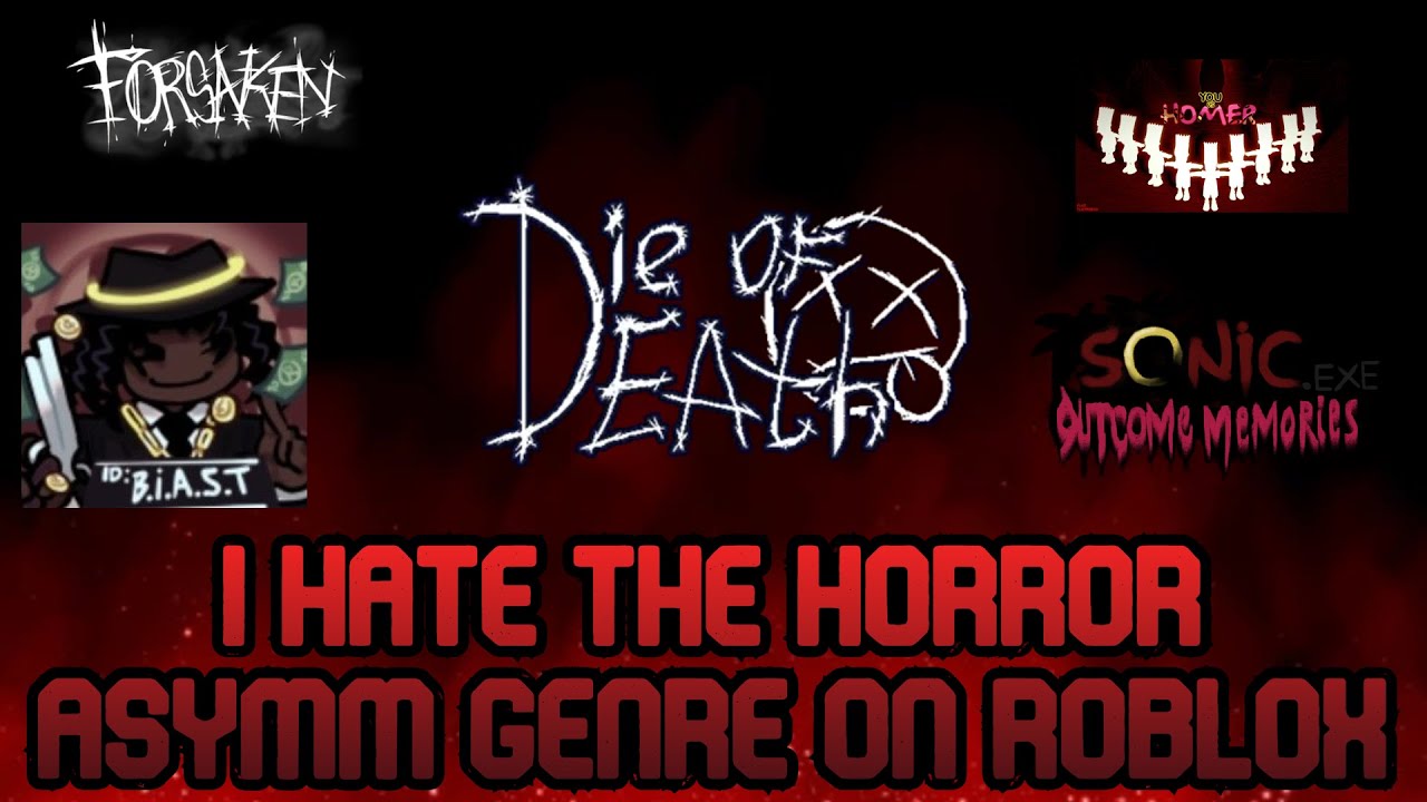 I hate the horror asymmetrical genre on Roblox. Rant video