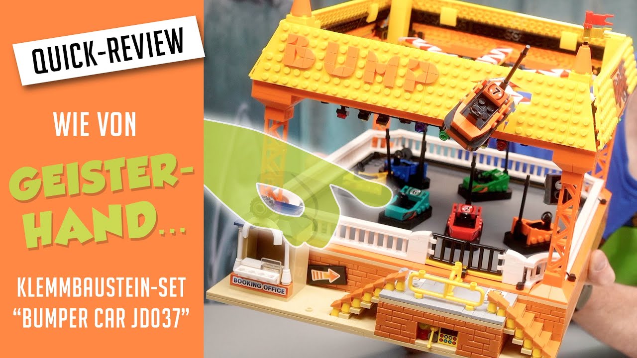 Anziehend: NoName Klemmbaustein-Autoscooter crashed LEGO® | Review Bumper Car JD037